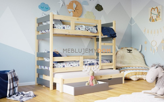 Bunk bed 3-person MOON