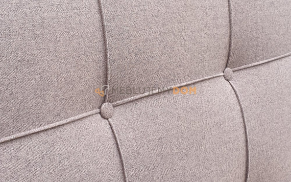 Upholstered headboard CLASSIC PIK with buttons and thumbtacks