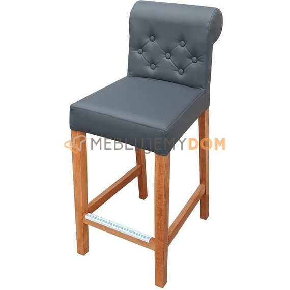 Bar stool NARROW PIK with buttons, roller and knocker 96 cm