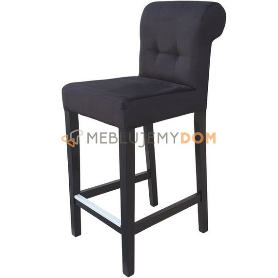 Bar stool NARROW PIK with roller, thumbtacks and knocker 96 cm
