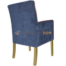 SIMPLE armchair with piping 98 cm