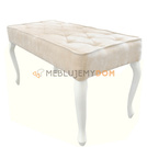 Pouf LUDWIK PIK with piping 90 x 40 cm