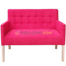 Upholstered bench HOLLY PIK Square 84 cm