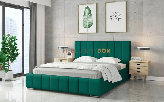 Upholstered bed BERGAMO