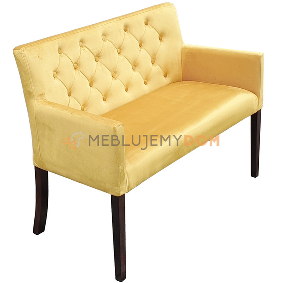 Upholstered bench VICKY PIK with buttons 84 cm