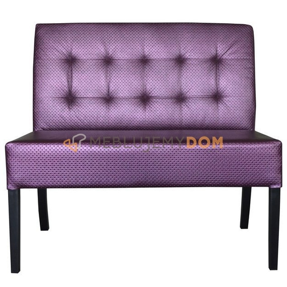 Upholstered bench CINDY PIK Square 98 cm