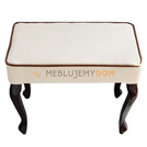 Pouf LUDWIK with piping 45 x 30 cm