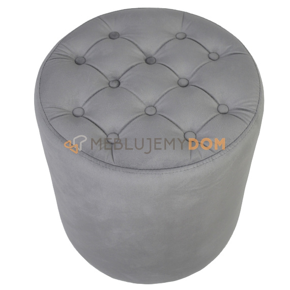 Pouf ROUND PIK with buttons Ø 40 cm