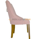 DAFFY chair with piping and knocker 98 cm