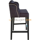 Bar stool USZAK PIK with buttons, thumbtacks and knocker 102 cm