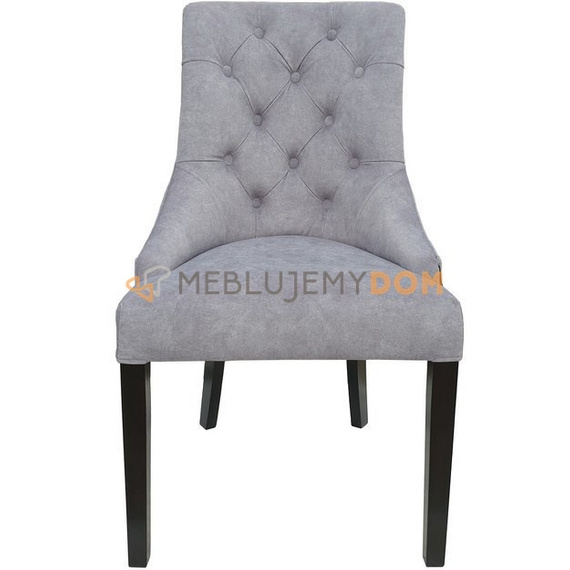 DAFFY PIK chair with piping and black knocker 98 cm