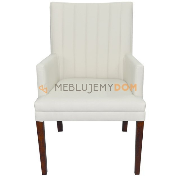 EDGAR NARROW PIK armchair with vertical stitching 98 cm