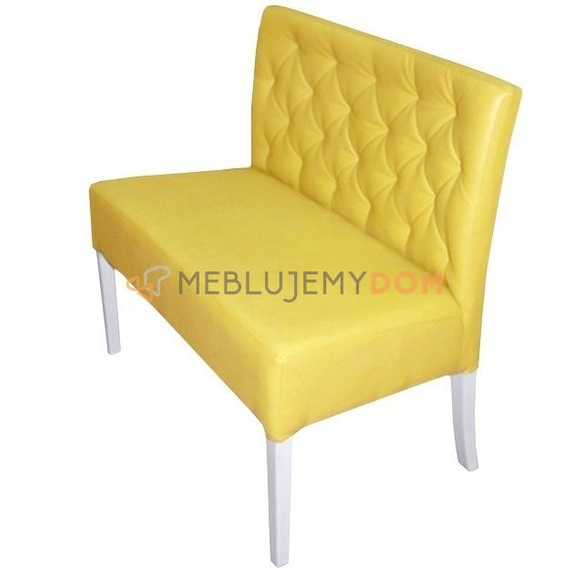 Upholstered bench CINDY PIK 84 cm