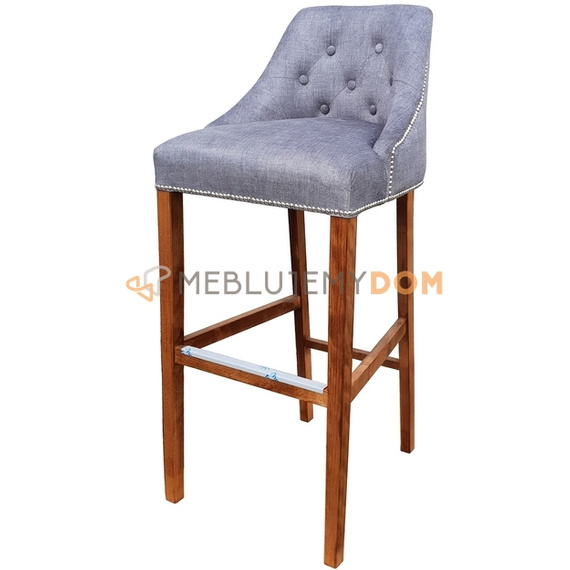 Bar stool DAFFY PIK with thumbtacks and knocker 120 cm