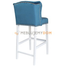 Bar stool MATEO PIK with crystals and thumbtacks 110 cm