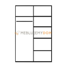 Sliding wardrobe BENTO