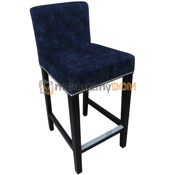 Bar stool NARROW PIK with thumbtacks and knocker 93 cm