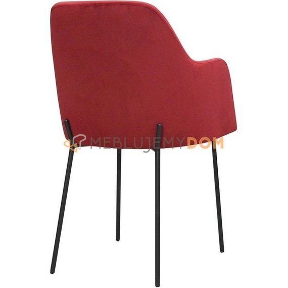 LOUISE BLACK SLIM armchair 84 cm