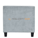 PRIMAVERA armchair with rollers and thumbtacks