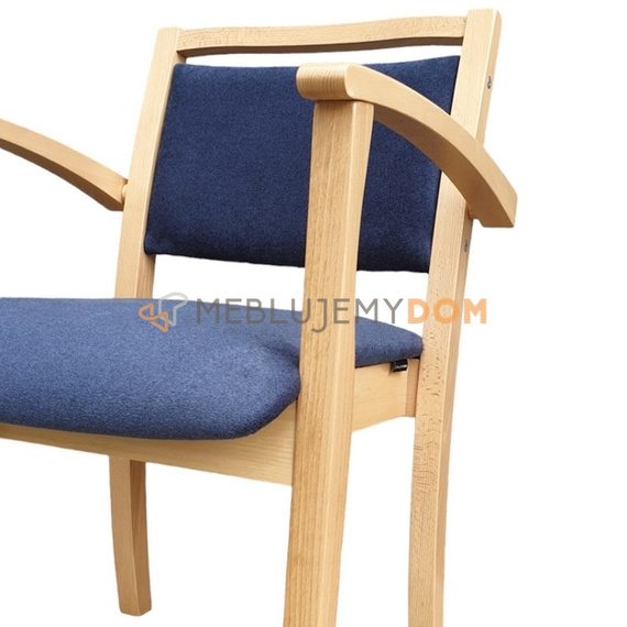 Stacking chair DANILO with armrests 82 cm