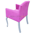 LUDWIK PIK armchair with crystals 87 cm