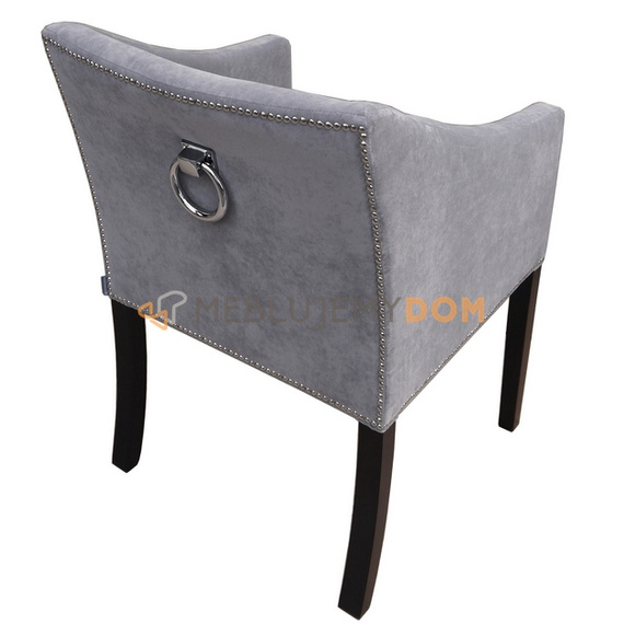 JUMPY NARROW armchair with thumbtacks and knocker 84 cm