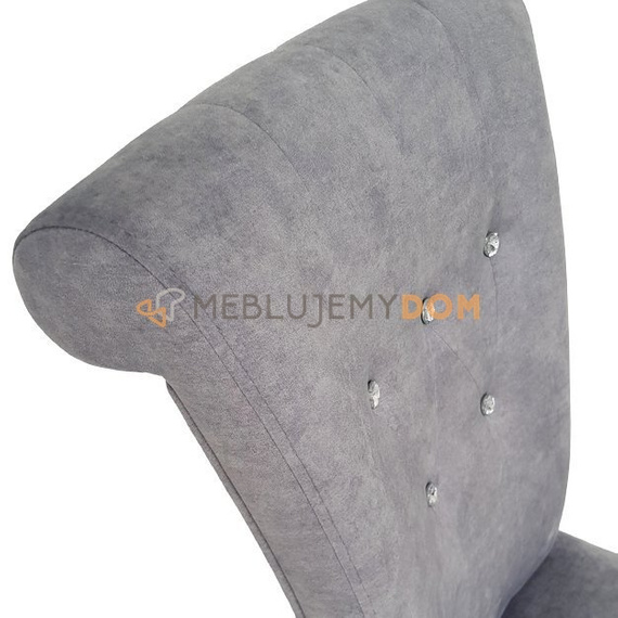 Chair MARCELO with crystals and knocker 100 cm