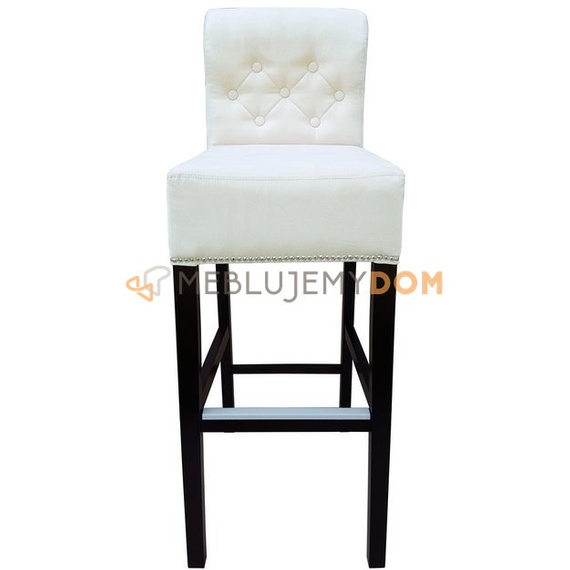 Bar stool SIMPLE PIK with roller, thumbtacks and knocker 106 cm