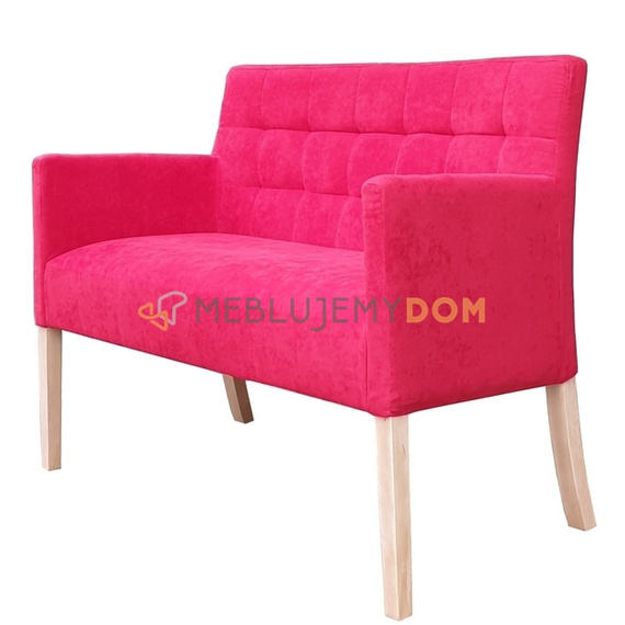 Upholstered bench HOLLY PIK Square 84 cm