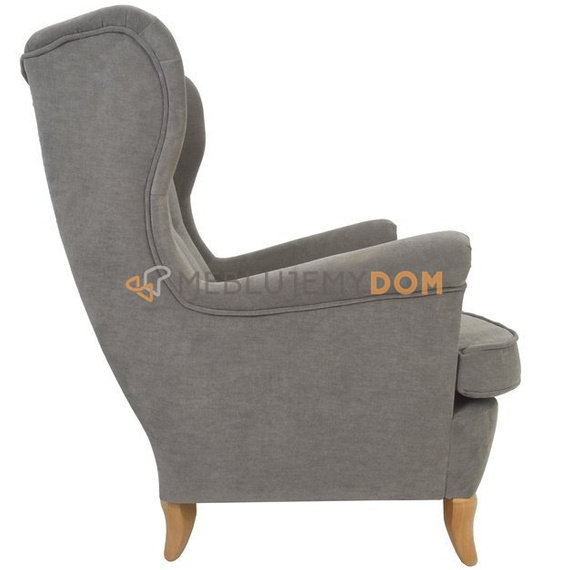 USZAK PIK Square armchair with thumbtacks