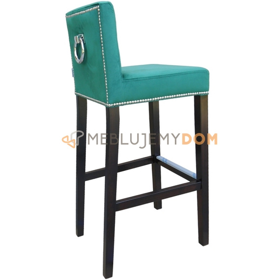 Bar stool NARROW with thumbtacks and knocker 103 cm
