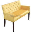 Upholstered bench VICKY PIK with buttons 84 cm