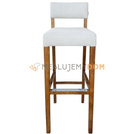 Bar stool LUGO with stitching 113 cm