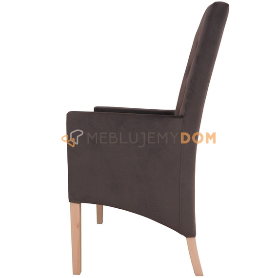 OBLIQUE LUDWIK PIK armchair with buttons 110 cm