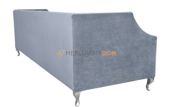 Sofa AMARO with rollers and thumbtacks 3-seater