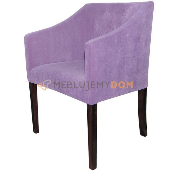 JUMPY NARROW PIK armchair with buttons 84 cm