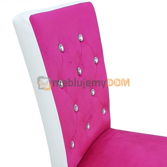 OBLIQUE PIK chair Multicolour with crystals 98 cm