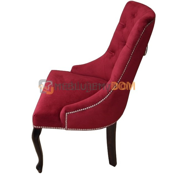 DAFFY LUDWIK PIK chair with thumbtacks and knocker 98 cm