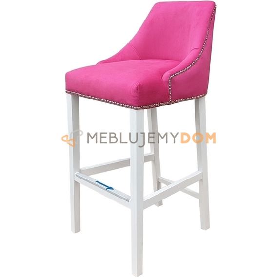Bar stool DAFFY with thumbtacks 110 cm