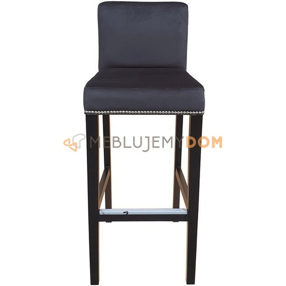 Bar stool NARROW with thumbtacks and knocker 103 cm