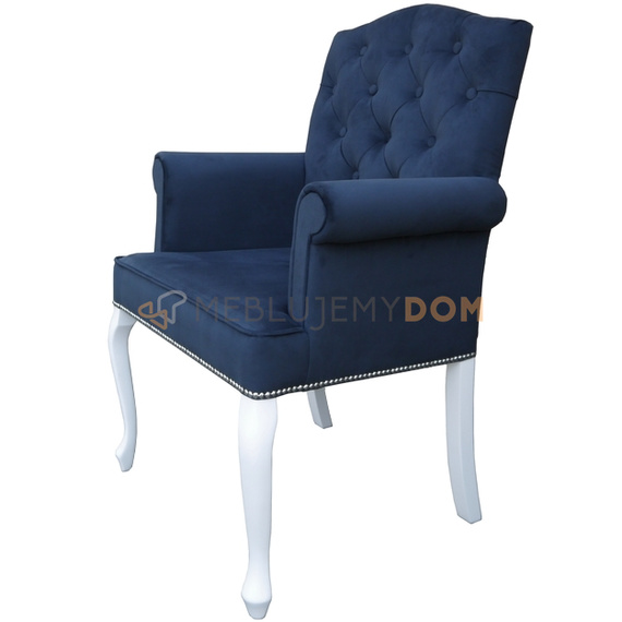 LANCASTER armchair with thumbtacks 101 cm