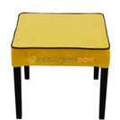 Pouf NARROW with piping 50 x 50 cm