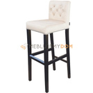 Bar stool NARROW PIK with buttons, thumbtacks and knocker 108 cm