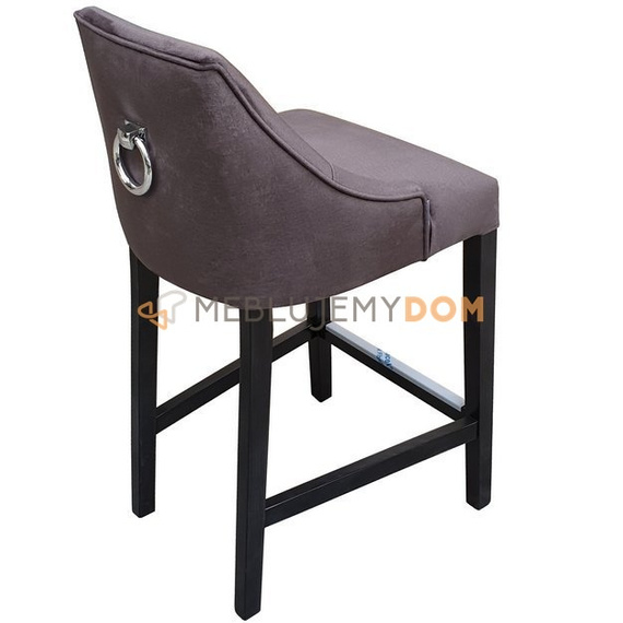 Bar stool DAFFY with piping and knocker 100 cm