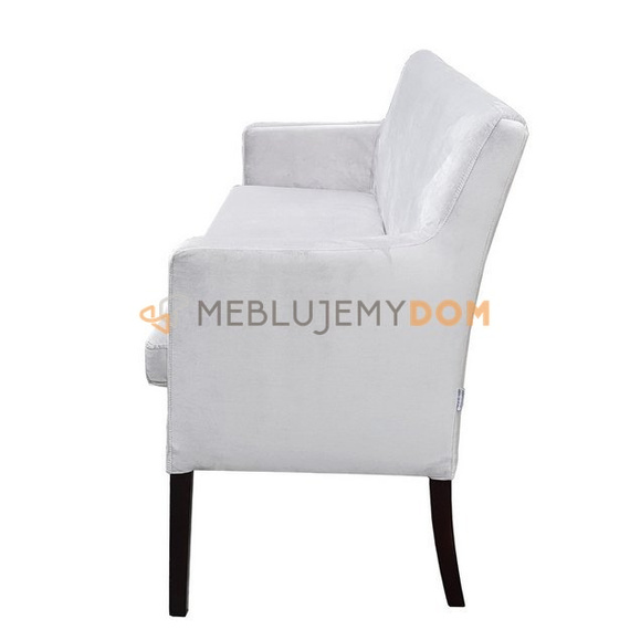 Upholstered bench MARIE with armrests 88 cm
