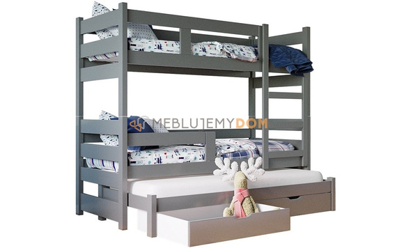 Bunk bed 3-person MOON COLOR