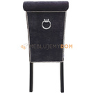 Chair LORENCO with thumbtacks and knocker 103 cm