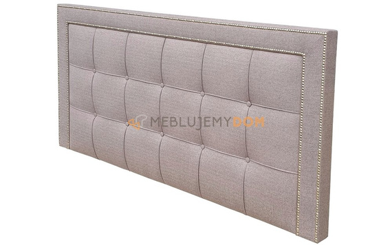 Upholstered headboard CLASSIC PIK with buttons and thumbtacks