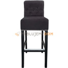 Bar stool SIMPLE PIK with roller, thumbtacks and knocker 106 cm