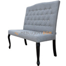 Upholstered bench WINDSOR PIK with crystals 110 cm